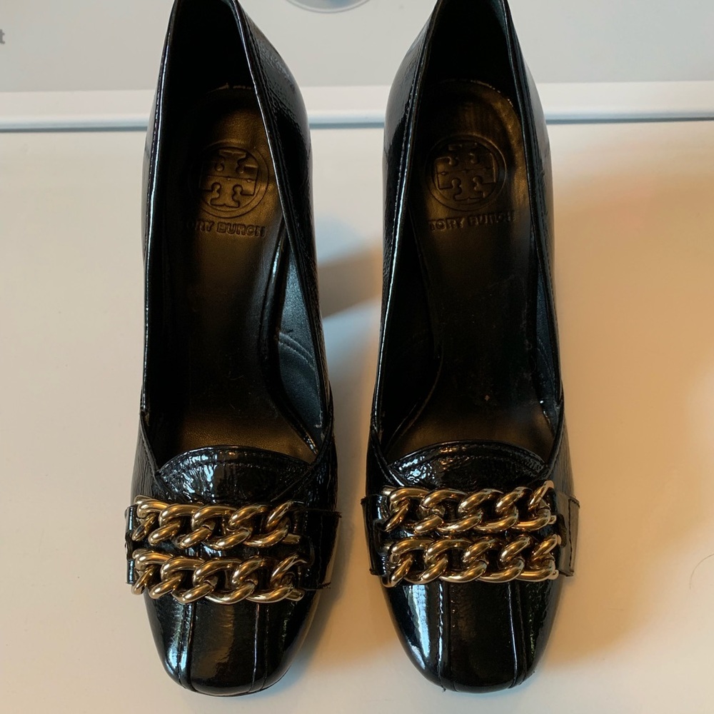 Tory Burch loafer heels!